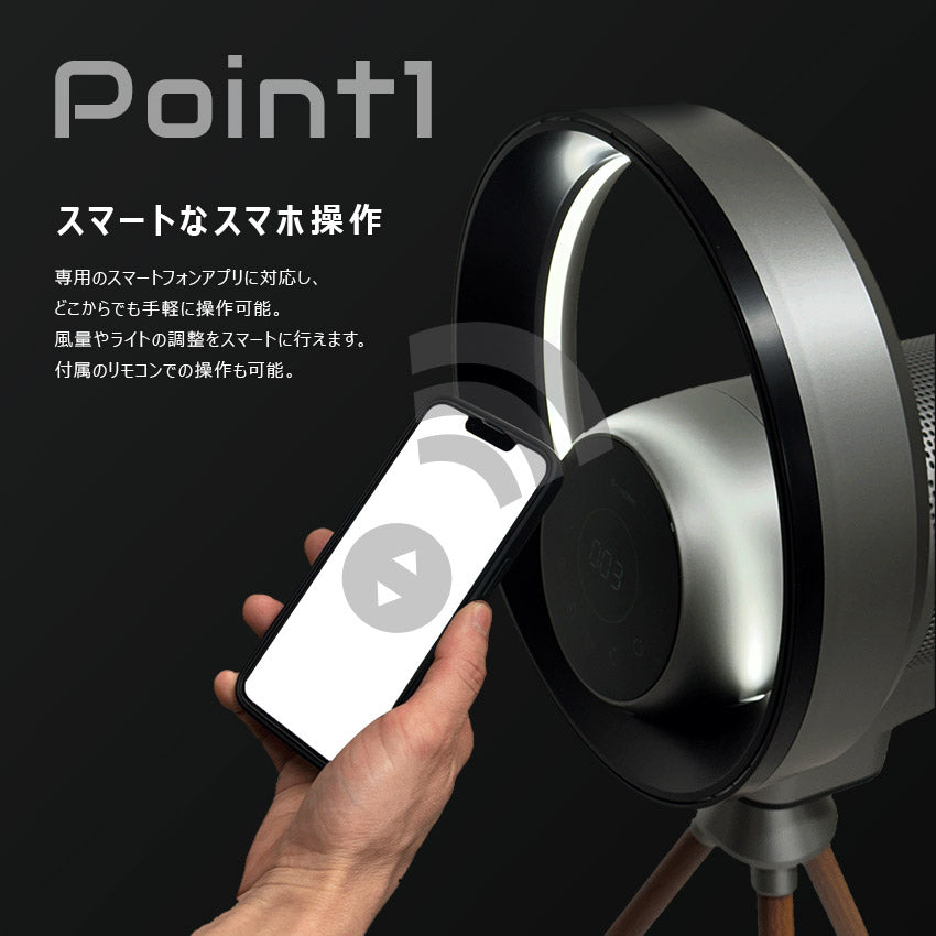 ルーザー LOOZER SMART FAN TRIPOD SFT01